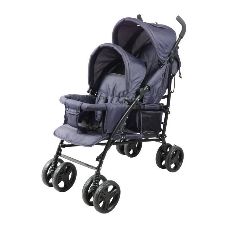 Poussette canne double BAMBISOL - 6-36 mois pour le siege avant (max 15 kg) e...