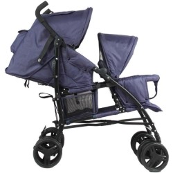 Poussette canne double BAMBISOL - 6-36 mois pour le siege avant (max 15 kg) e...