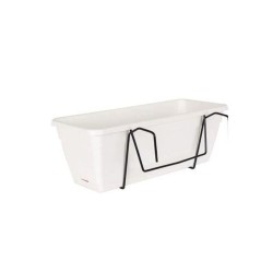 ARTEVASI Kit Jardiniere VENEZIA avec réserve d'eau - Blanc - 10L - 49 x 19,5 ...