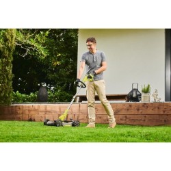 RYOBI - Tondeuse 3-en-1 18V ONE+ - Tondeuse / coupe-bordures / dresse-bord. -...