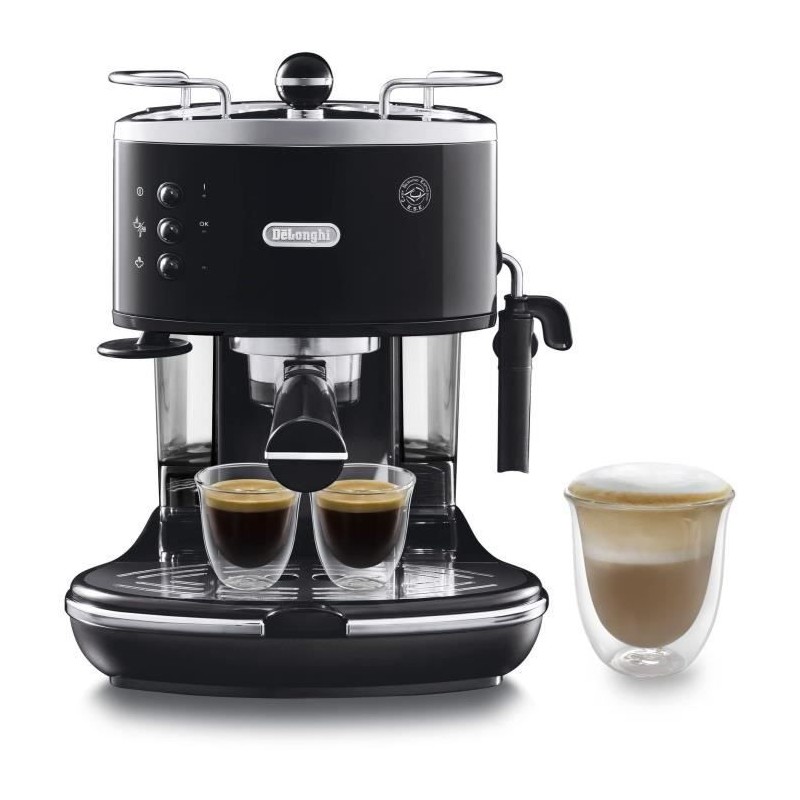 Machine expresso manuelle - De'Longhi - Icona - ECO311.BK - Noir