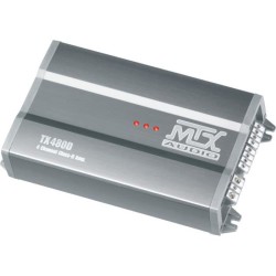 MTX TX480D Amplificateur voiture Classe-D 4x120W RMS @2O ou 2x240W RMS @ 4O f...