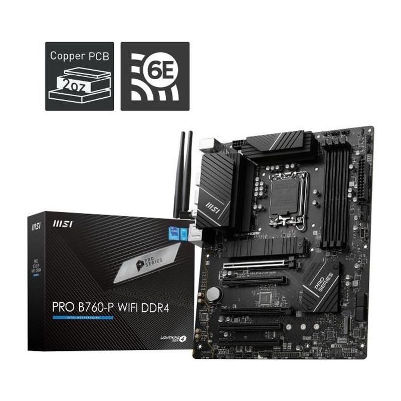 Carte mere - MSI - PRO B760-P WIFI DDR4