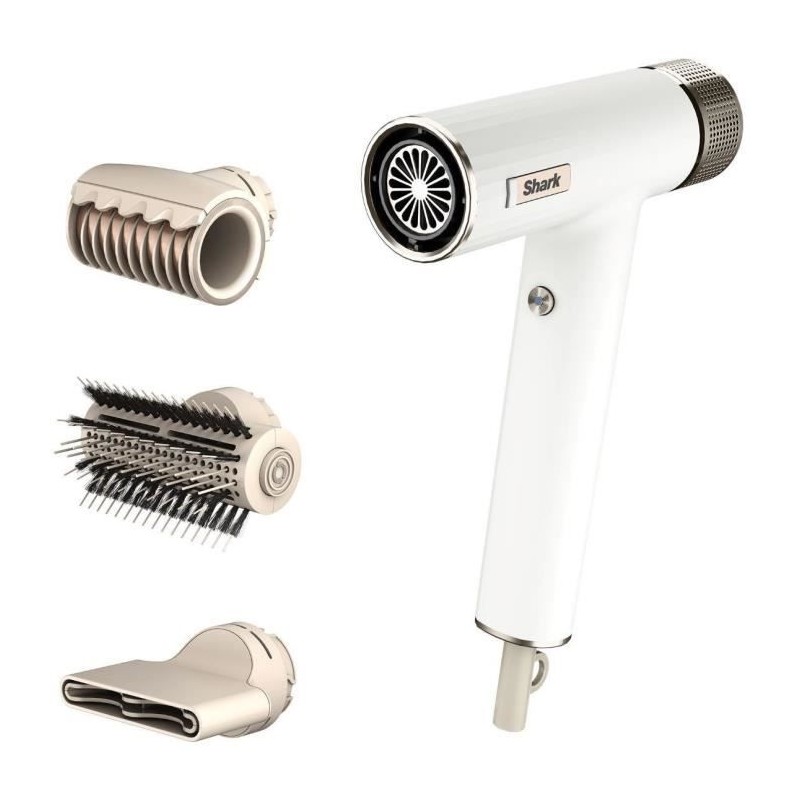 Seche-cheveux - SHARK - SpeedStyle HD333EU - Boucleur & RapidGloss - Pour che...