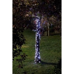 Guirlande solaire d'extérieur SMARDTV - Luciole 100 Leds blanc froid - 11.9m ...