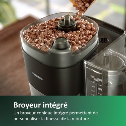 Cafetiere filtre - PHILIPS - HD7888/01 - Grind & Brew avec broyeur -