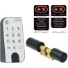 Cylindre électronique BURG-WÄCHTER secuENTRY Home 5001 avec clavier Pincode E...