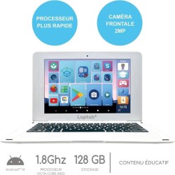 Ordinateur portable tactile LAPTAB pour enfant de 7 ans et plus, écran Full H...