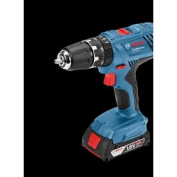 Perceuse-visseuse a percussion Bosch Professional GSB 18V-21 + 2 batteries 2,...