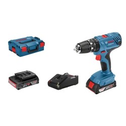Perceuse-visseuse a percussion Bosch Professional GSB 18V-21 + 2 batteries 2,...