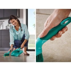 Kit de balayage avec pelle a poussiere Leifheit 41410, balai avec extrémités ...