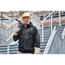 Veste chauffante Bosch Professional GHH 12+18V XA + GAA 12V-21 + Batterie GBA...