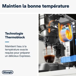 Machine expresso manuelle - De'Longhi - Dedica style - EC685.M - Inox