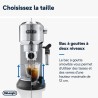 Machine expresso manuelle - De'Longhi - Dedica style - EC685.M - Inox