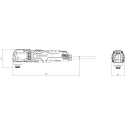 Outil multifonctions - METABO - MT 400 Quick - Vert - Electrique - 400 W - Pr...