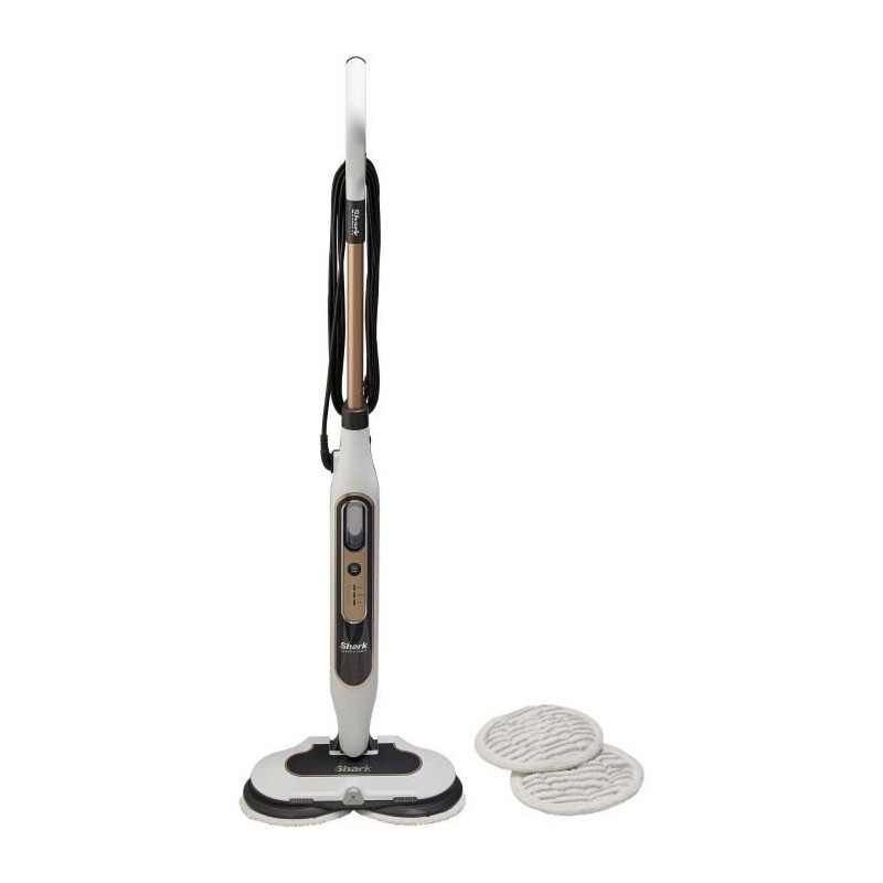 SHARK S8201EU Steam Mop - Balai Vapeur Automatique - 2 tampons rotatifs - 3 r...