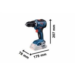 Perceuse visseuse 18V GSR 18V-55 (sans batterie ni chargeur) en coffret L-BOX...