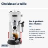 Machine expresso manuelle - De'Longhi - Dedica style - EC685.W - Blanc