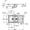 Evier en acier inoxydable -  inox - GROHE