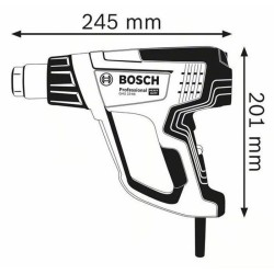 Décapeur thermique Bosch Professional GHG 23-66 + COFFRET - 2300 W - 650 °C -...