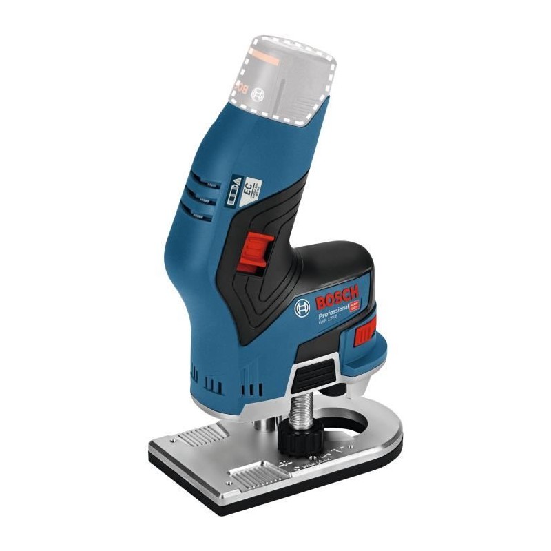 Affleureuse Bosch Professional GKF 12V-8 sans batterie  moteur EC sans charbo...