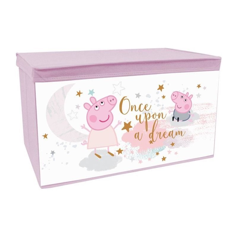 FUN HOUSE Peppa Pig Coffre a jouets - Pliable - 55,5 x 34,5 x 34 cm - Pour en...