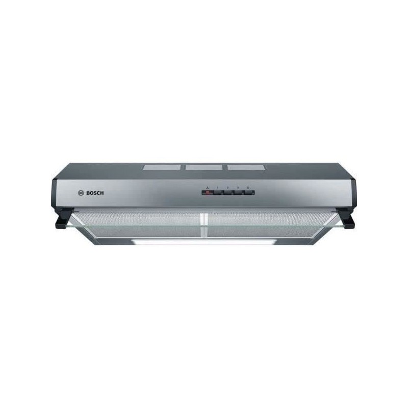 Hotte classique murale BOSCH DUL63CC50 - L 60 cm - Inox - Evacuation / Recycl...