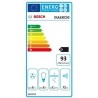 Hotte classique murale BOSCH DUL63CC50 - L 60 cm - Inox - Evacuation / Recycl...