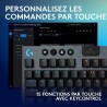 Clavier gamer - Sans fil - Logitech G - G915 TKL X - AZERTY - Switch clicky -...
