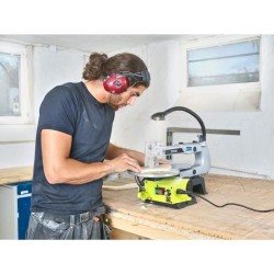 RYOBI - Scie a chantourner 70W - lame 127mm - course de lame 20mm + lame 127m...