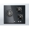 Table de cuisson Gaz - WHIRLPOOL AKT404NB - 3 foyers - 6350W - L59 x