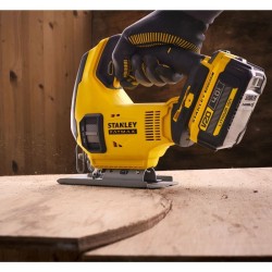 Scie sauteuse sans fil - 18V - STANLEY FATMAX V20 - SFMCS600M2K-QW - 19mm -  ...