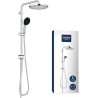 Colonne de douche avec inverseur manuel - Economie d'eau - GROHE Vitalio Star...