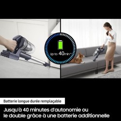 SAMSUNG VS15A6031R4 Jet 60 Turbo - Aspirateur Balai - 150 AW -