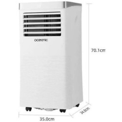 Climatiseur mobile monobloc - OCEANIC - 2930W - 10000 BTU - Programmable - Cl...