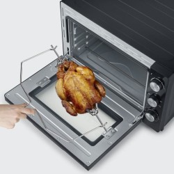 Four posable XXL a chaleur tournante SEVERIN - 60 L - 2 200 W - Tournebroche ...