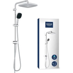 Colonne de douche avec inverseur manuel - Economie d'eau - GROHE Vitalio Comf...