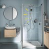 Colonne de douche avec inverseur manuel - Economie d'eau - GROHE Vitalio Comf...