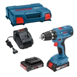Perceuse a percussion Bosch Professional GSB 18V- 21 + 2 batteries 2,0Ah + Ch...