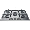 HOTPOINT PNN 751 IX Plaque de cuisson gaz - 5 foyers - 10,5kW - L75 x