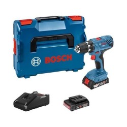 Perceuse visseuse sans fil Bosch GSR 18V-21 + 2 batteries 2Ah + chargeur + co...