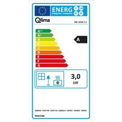 QLIMA SRE3430C2 Poele a pétrole électronique 3 kW pour volume 120m3/48m2, Sys...