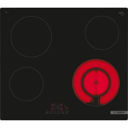Table vitro 60cm BOSCH - PKF611BB8E - Commande a l'avant - Sans cadre - Zone ...