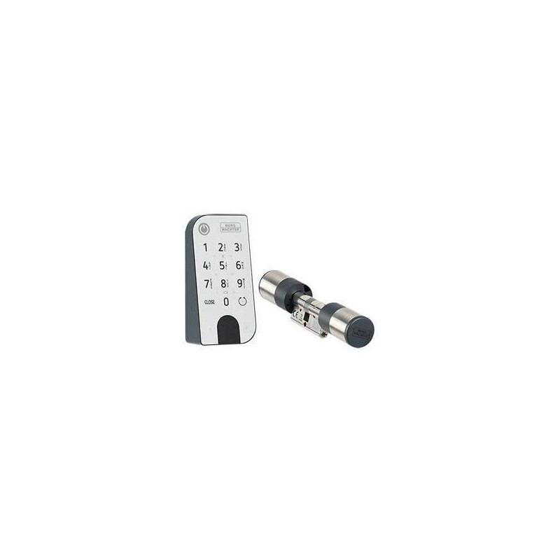 Cylindre électronique BURG-WÄCHTER secuENTRY easy 7601 avec clavier rétroécla...