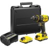 Perceuse visseuse sans fil - 18V - STANLEY FATMAX V20 - SFMCD720D2K-QW - Brus...