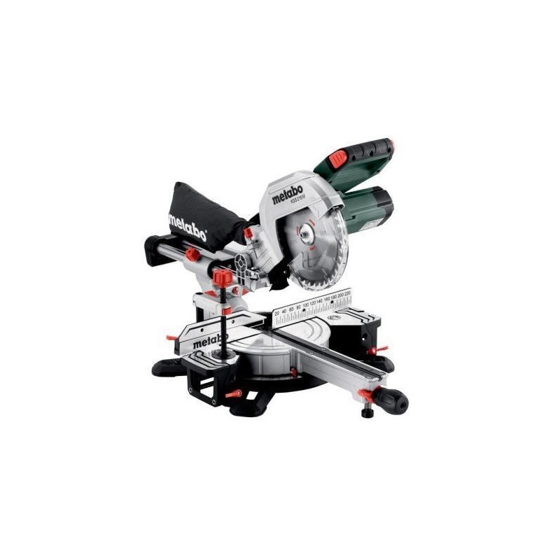 Scie a onglets radiale METABO KGS 216 M - 1500W - 216mm - Precision Cut Line LED