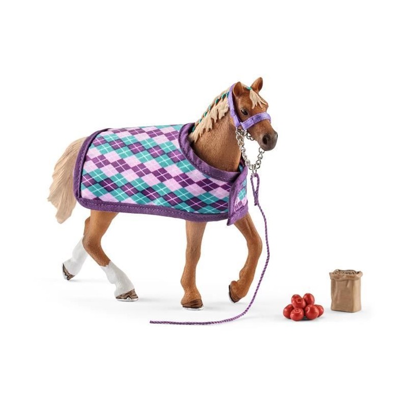 Set de Jouets schleich 5 Pieces avec Figurine Cheval Pur-sang anglais