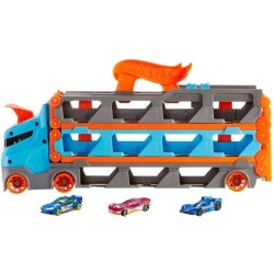 Hot Wheels - Super transporteur extensible - Circuit / Petite voiture
