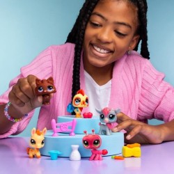 BANDAI - Littlest Pet Shop - Collector Set Theme de la ferme - 5 animaux et a...