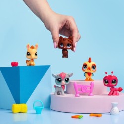 BANDAI - Littlest Pet Shop - Collector Set Theme de la ferme - 5 animaux et a...